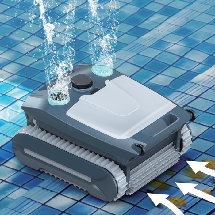 Our Robotic Pool Cleaner is here to revolutionize your pool maintenance!